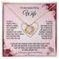 To My Beautiful Wife | I Love You, Forever & Always - Love Knot Necklace