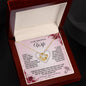 To My Beautiful Wife | I Love You, Forever & Always - Love Knot Necklace