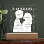To My Husband | Square Acrylic Plaque!