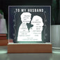 To My Husband | Square Acrylic Plaque!
