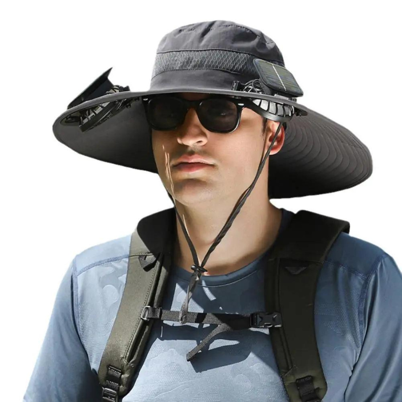 Solar Breeze Hat Fan