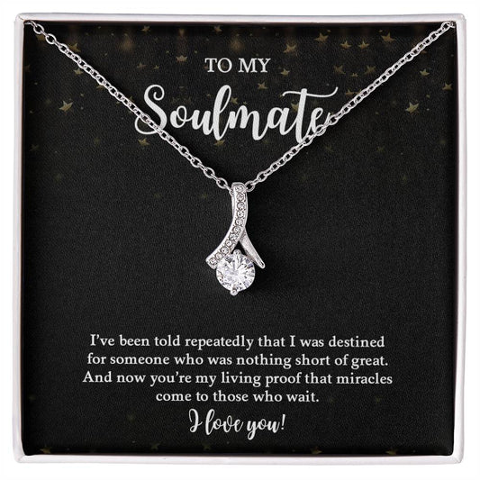 To My Soulmate | I love You - Alluring Beauty necklace