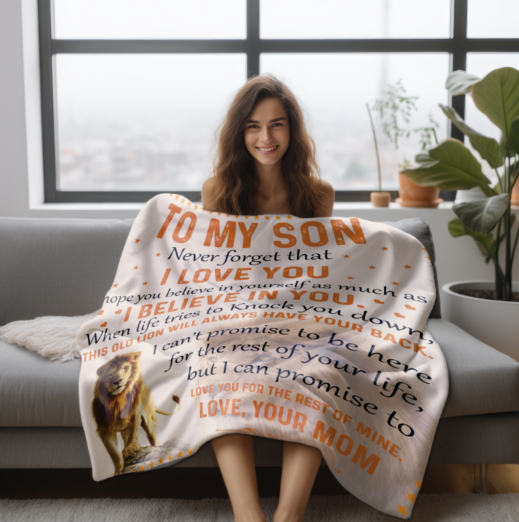 To My Son | FLM Arctic Fleece Blanket 50x60